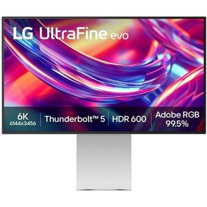 LG 32" 32U990A-S UltraFine Evo 16: 9 6K UHD IPS BLACK Monitor... kép