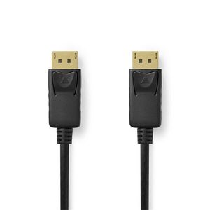 Nedis ccgl38010bk20 displayport 2.1 kábel, 8k@60hz, aranyozott cs... kép