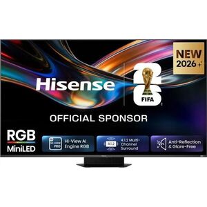 Hisense 65ur9s 65"/164cm 4k 180hz smart rgb miniled tv, 3840... kép