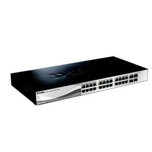 D-Link DGS-1210-28/E Switch 24x1000Mbps + 4xGigabit SFP Menedzsel... kép