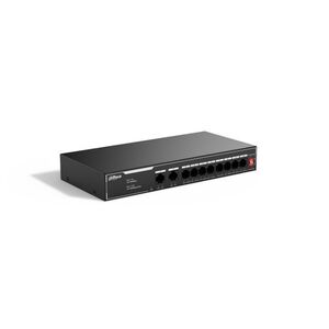 Dahua SF1010LP 8x10/100 Mbps PoE + 2x10/100 Mbps uplink, 65W, nem... kép
