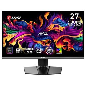 MSI MAG 272UP QD-OLED E16 gamer monitor, 26, 5" UHD 3840x2160... kép