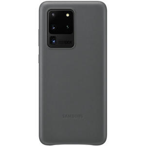Galaxy S20 Ultra Leather Cover grey (EF-VG988LJEGEU) kép