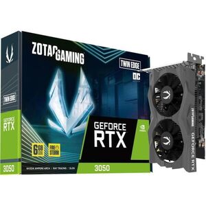 GeForce Twin Edge RTX 3050 6GB GDDR6 96bit (ZT-A30510H-10L) kép