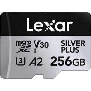 Silver Plus microSDXC 256GB CL10/U3/A2/V30 (LMSSIPL256G-BNANG) kép