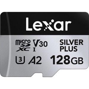 Silver Plus microSDXC 128GB UHS-I/U3/V30 (LMSSIPL128G-BNANG) kép