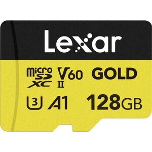 Gold microSDXC 128GB (LMSGOLD128G-BNNNG) kép