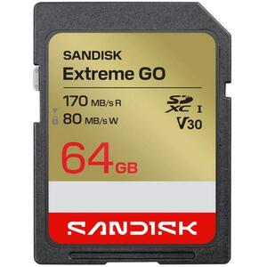SDXC Extreme GO 64GB U3/V30/UHS-I (SDSDXGN-064G-GNCIN) kép