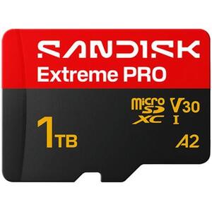 microSDXC Extreme PRO 1TB U3/V30/A2 (SDSQXCJ-1T00-GS6MA) kép