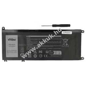 Helyettesítő akku Dell Inspiron Inspiron 7778 típus 33YDH, Li-Polymer, 15.2V, 2300mAh kép