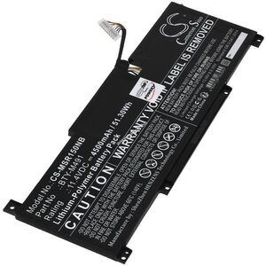 MSI Modern 15 A10RB-041TW fehér 8 tűs csatlakozó helyettesítő laptop akku 11, 4V 4500mAh 51Wh Li-Pol kép