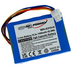 Husqvarna típus 5895862-01 erős helyettesítő akku 18, 5V 3350mAh 62Wh Li-Ion kép