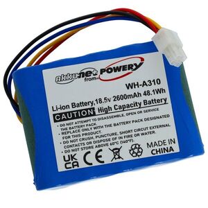 Husqvarna típus 5895862-01 helyettesítő akku 18, 5V 2600mAh 48, 1Wh Li-Ion kép