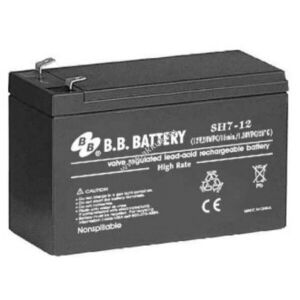 Ólom akku B.B. Battery SH7-12 T2 12V 7Ah csatlakozó F2 kép