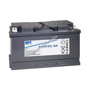 Exide Sonnenschein Dryfit A512/65 G6 12V 65000mAh M6 csavaros saru akku AGM/ólom-zselés kép