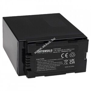 Helyettesítő EXTENSILO akku Panasonic típus CGR-D54S 7800mAh kép