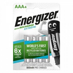 ENERGIZER Extreme AAA 800mAh mikro akku 4db/csom kép