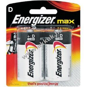 ENERGIZER Max elem D góliát E95 LR20 2db/csom kép