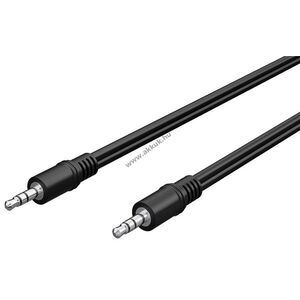 Goobay AUX 3, 5mm sztereó laposkábel 3-pólusú jack-jack 2, 5m kép