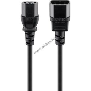 Goobay IEC tápkábel 3, 5m 3x1mm² C14→C13 fekete kép