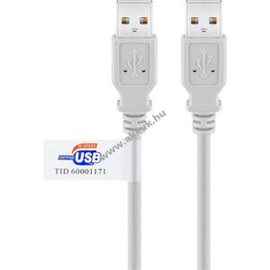 Goobay USB-A kábel 2m szürke USB2.0 480Mbit/s 0, 5A 2, 5W tanúsított kép