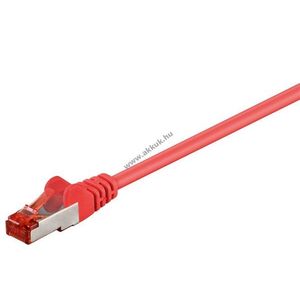 Goobay CAT6 S/FTP (PiMF) patchkábel piros CU LSZH 0.5m kép