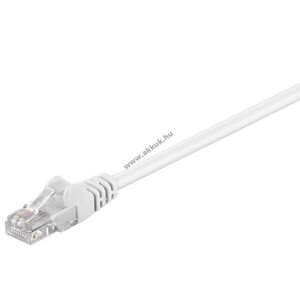 Goobay CAT5e U/UTP CCA patch kábel 30m fehér RJ45 kép