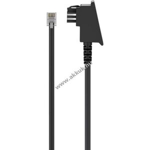 Goobay telefonkábel TAE-F (2-eres) > RJ11 6P4C (4-eres) rézzel bevont alumíniumvezető CCA 3m kép