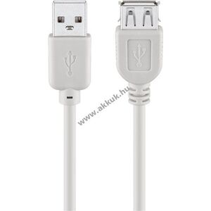 Goobay USB-A hosszabbító 0, 6m 2, 5W 0, 5A 480Mbit/s USB2.0 szürke kép