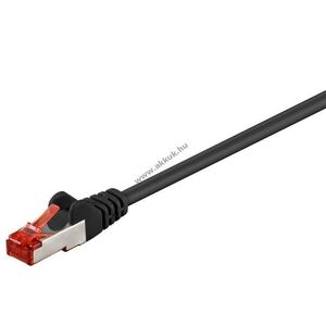 Goobay CAT6 Patch kábel S/FTP (PiMF) 10m fekete CU LSZH kép