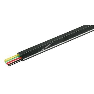 Goobay lapos telefonkábel 4-adrig 100m AWG28 CCA fekete kép