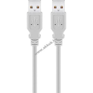 Goobay USB-A kábel 3m szürke 2, 5W 0, 5A 480Mbit/s USB2.0 kép