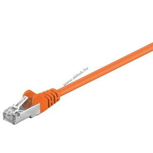 Goobay CAT 5e patchkábel F/UTP narancs rézbevonatos alumíniumvezető (CCA) 2m kép