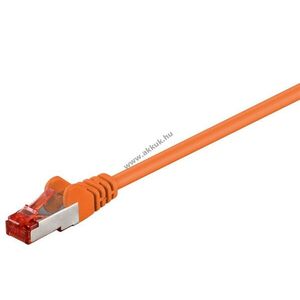 Goobay CAT6 S/FTP (PiMF) patch kábel 30m narancs CU LSZH RJ45 kép