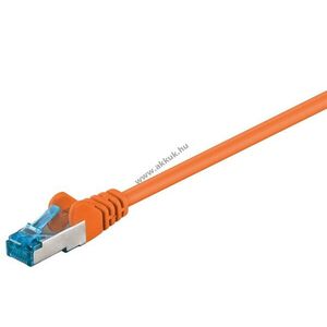 Goobay CAT-6A S/FTP (PiMF) patchkábel 5m CU LSZH narancs kép