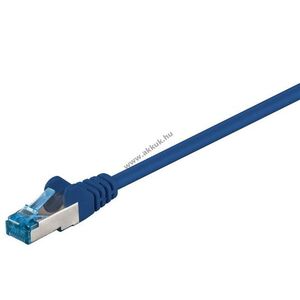 Goobay CAT6A S/FTP (PiMF) patchkábel kék 15m CU LSZH RJ45 kép