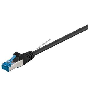 Goobay CAT-6A S/FTP (PiMF) patchkábel 15m fekete CU LSZH kép