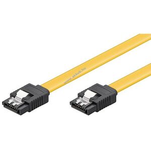 Goobay SATA adatkábel 6Gbit/s SATA L-típus > SATA L-típus 0, 3m záras rögzítéssel kép