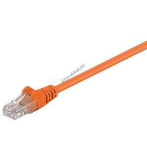 Goobay CAT5e U/UTP patchkábel 0, 25m narancs CCA RJ45 kép
