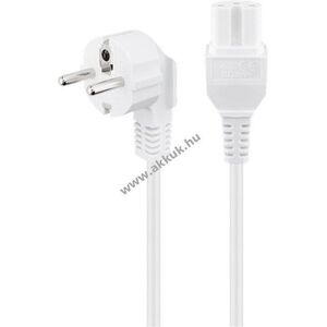 Goobay melegítő készülék kábel 2m 3x0, 75mm² védőérintkező Hybrid Typ E/F CEE7/7 90° C15 kép