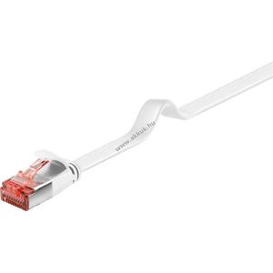 Goobay CAT 6 lapos patchkábel U/FTP fehér 1, 5m CU kép