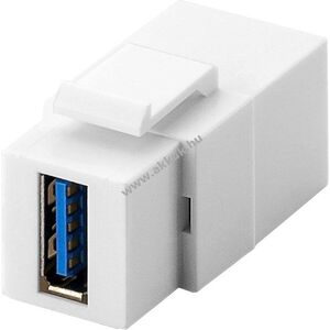 Goobay Keystone-modul USB 18, 3mm 2x USB-3.2 Type A aljzat kép