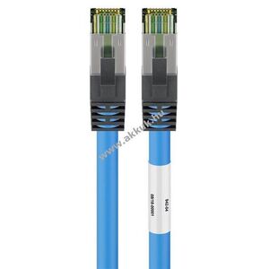Goobay RJ45 CAT8.1 S/FTP patchkábel 7, 5m kék 99, 9% OFC AWG24 LSZH kép