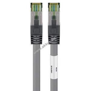 Goobay CAT 8.1 S/FTP (PiMF) patchkábel 0, 5m szürke 99, 9% OFC AWG24 LSZH kép