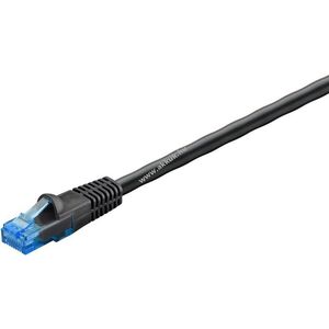 Goobay CAT6A U/UTP kültéri konfekcionált kábel 75m CU fekete 2xPE RJ45 kép