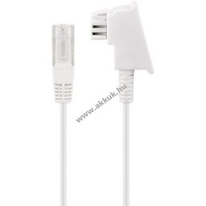 Goobay DSL/VDSL routerkábel TAE-F > RJ45 (8P2C) rézvezető (CU) 1m kép
