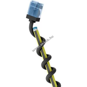 Goobay CAT6A U/UTP patchkábel 5m AWG32 TPE LSZH tiszta CU slim extra rövid csatlakozó kép