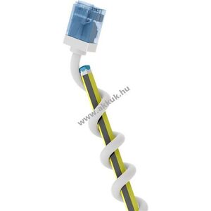 Goobay CAT6A slim U/UTP patchkábel 10m AWG32 CU LSZH TPE extrarövid RJ45 kép