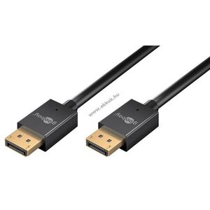 Goobay Standard DisplayPort 2.0/2.1 Slim kábel 40Gbit/s 2m 8K@120Hz 4K@240Hz kép