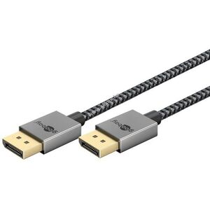 Goobay Plus Series DisplayPort kábel 2.0/2.1 Slim 40Gbit/s (4K/60Hz) 2m kép